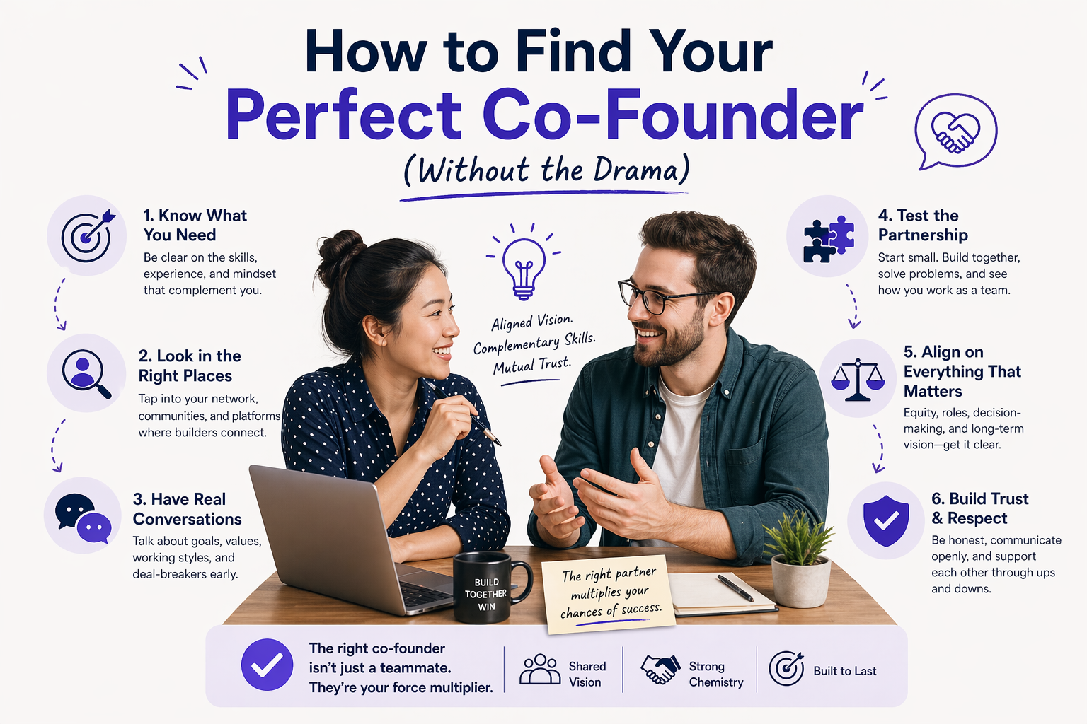 How to Find Your Perfect Co-Founder (Without the Drama)
